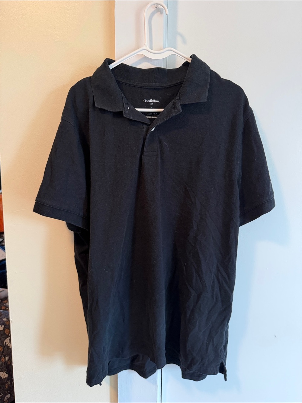 Goodfellow & Co Loring Polo Black Size XL